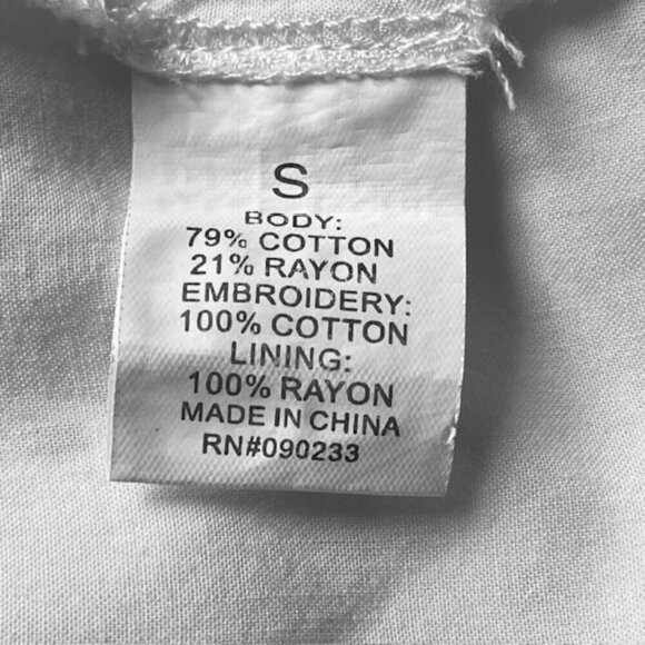 PACSUN L. A. Hearts White Eyelet Romper - Size Small - Picture 6 of 7